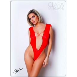 Body String Rouge Résille...