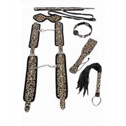 Boite Bondage Léopard 8 Pièces