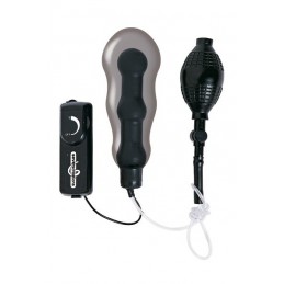 Gode Gonflable Vibrant Noir