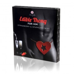 Edible homme String coeur...