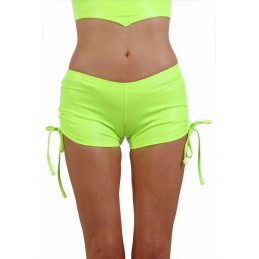 Short Wetlook Fluo Lien Ajustement Cotés