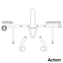 Gode ​​Ceinture Creux En Silicone De Qualité Supérieure