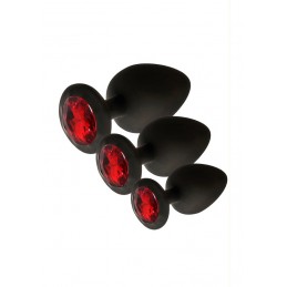 Joyas Set 3 Plugs Rosebud S-M-L