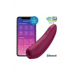 Curvy 1+ Connecté Stimulateur Clitoris par Air Pulsé Vibrations