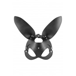 Masque Noir Bunny  Simili Cuir