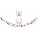 My French Pink Rabbit